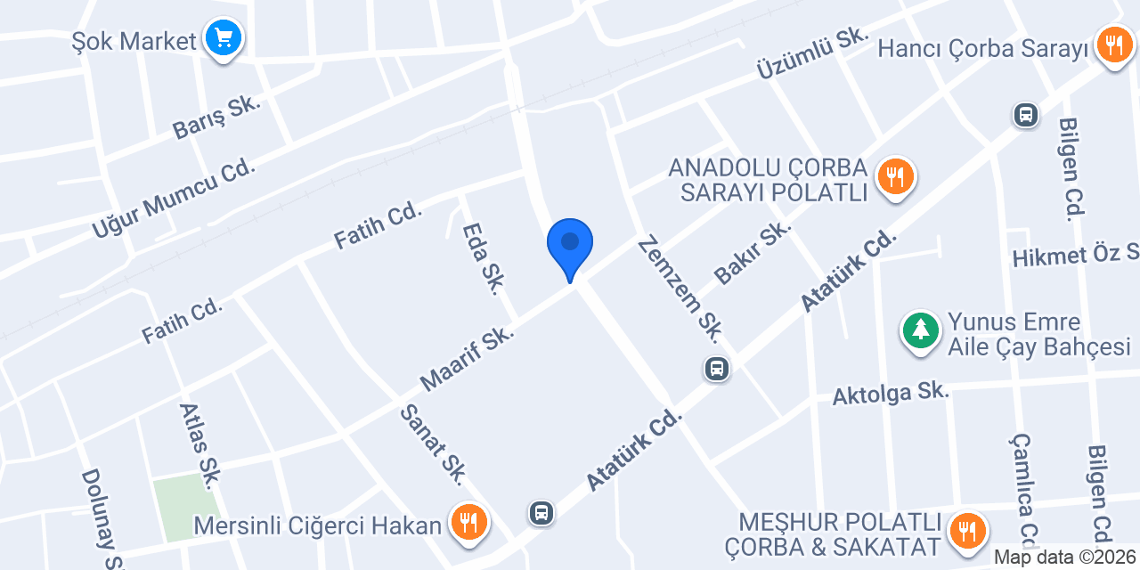 Polatlı Çiğköftem konumu