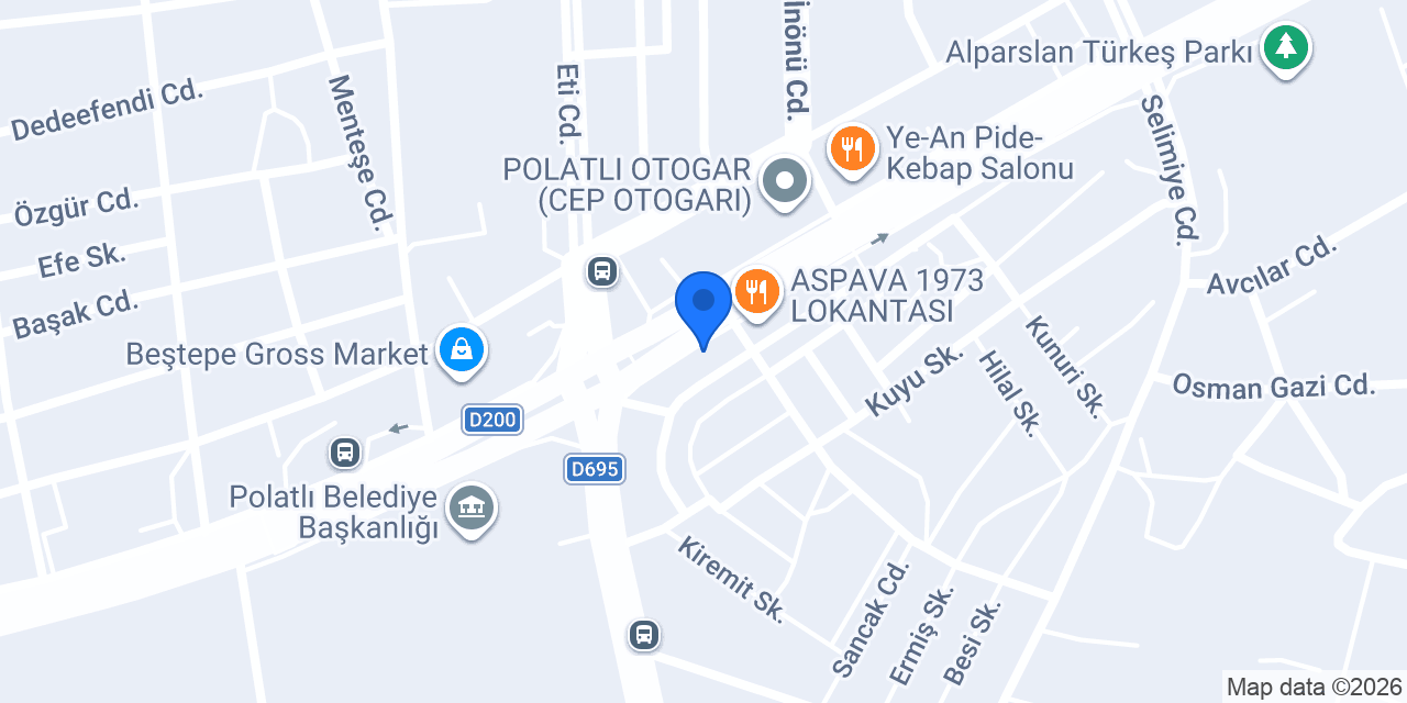 Yılsa Nakliyat konumu