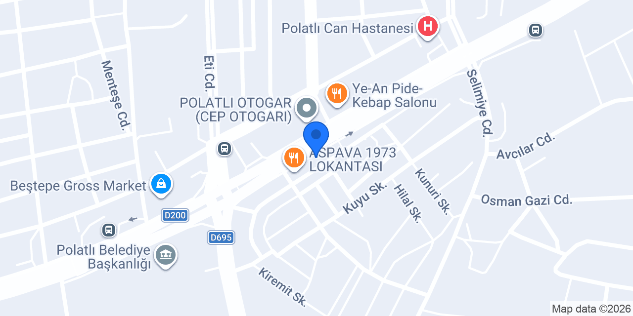 Yusuf Tekel Market konumu