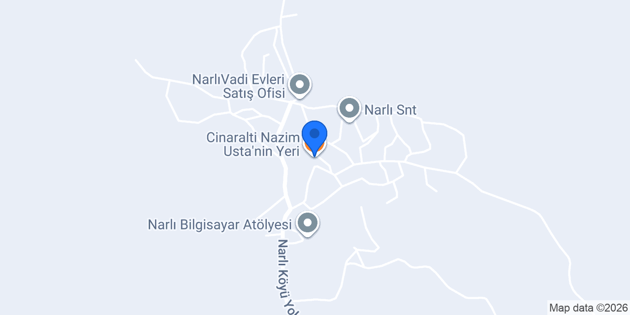Cinaralti Nazim Usta'nin Yeri konumu