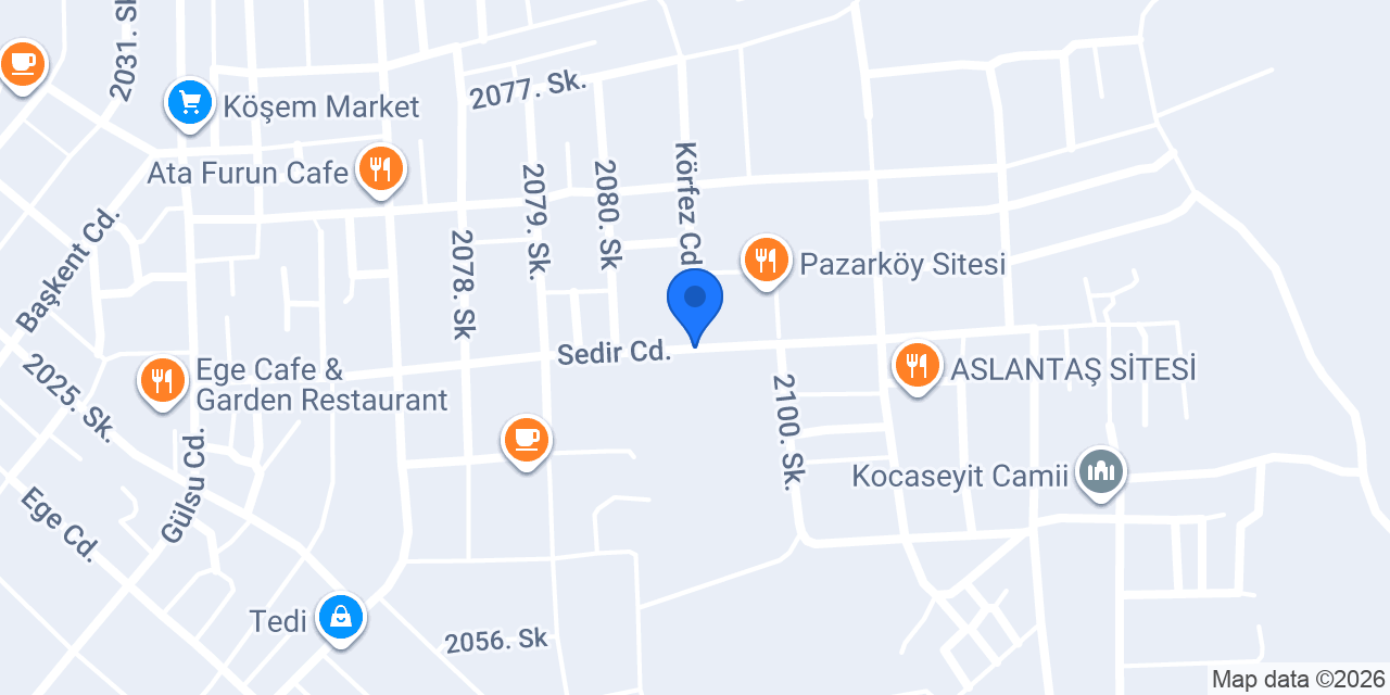 Çınarlı Bahçe ve Kafe konumu
