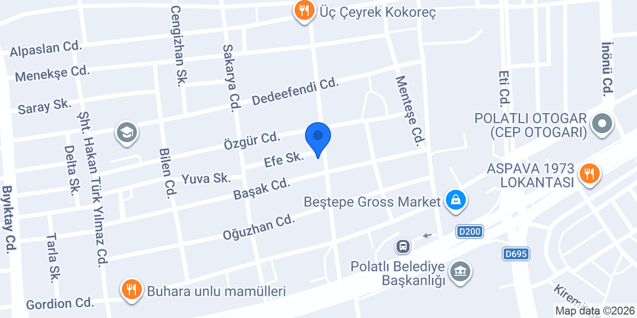 Yıldız Gıda konumu