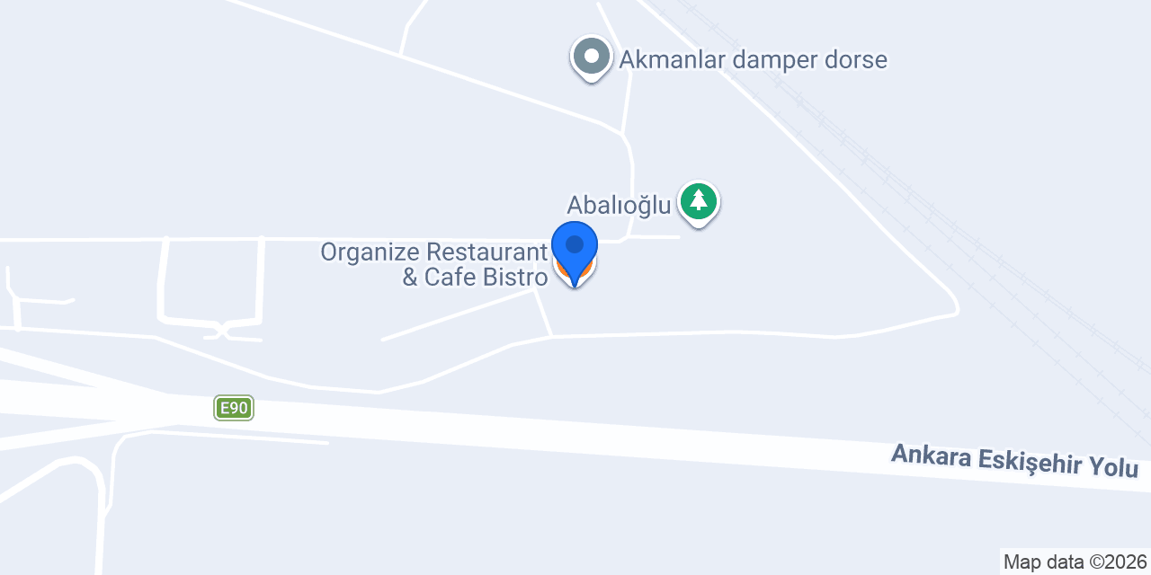Organize Restaurant & Cafe Bistro konumu