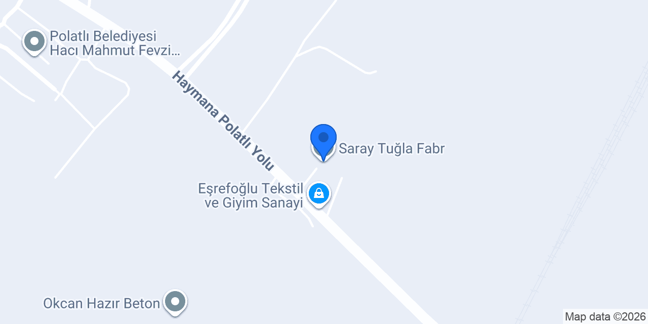 Saray Tuğla Fabr. konumu