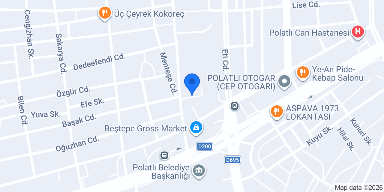 Polatlı Halk Eğitim Mer. konumu