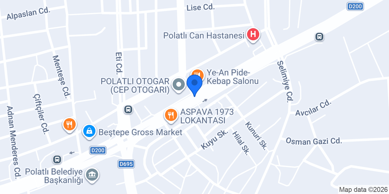 Sakarya unlu mamülleri konumu