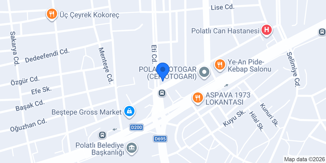 Polatlı Güven Yangın Söndürme konumu