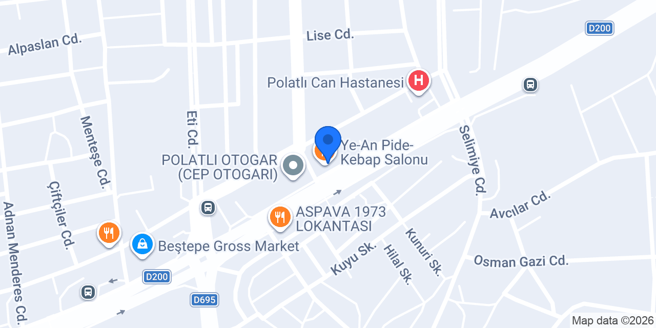Ye-An Pide- Kebap Salonu konumu