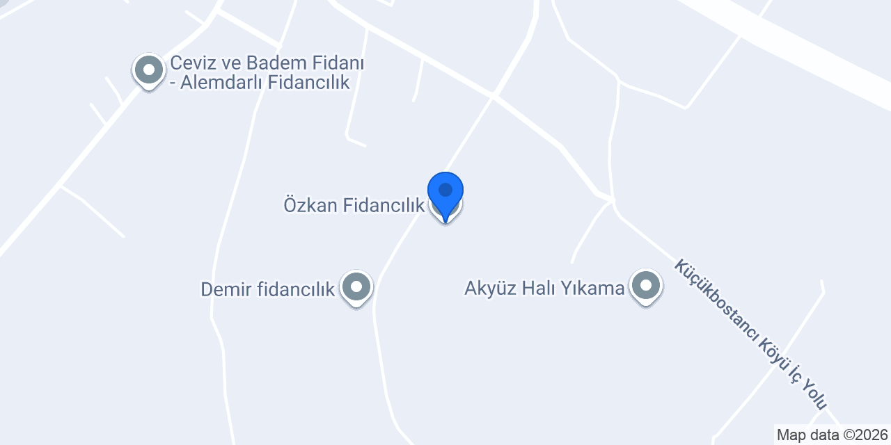 Özkan Fidancılık konumu