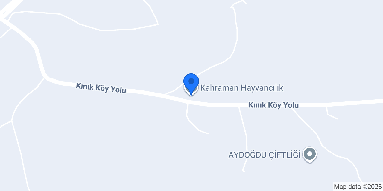 Kahraman Hayvancılık konumu