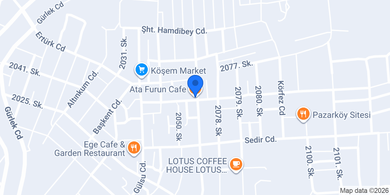 Ata Furun Cafe konumu