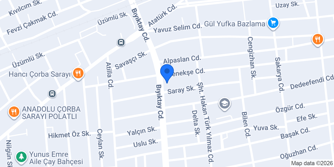 Gümüştekin Doğalgaz Mühendislik konumu