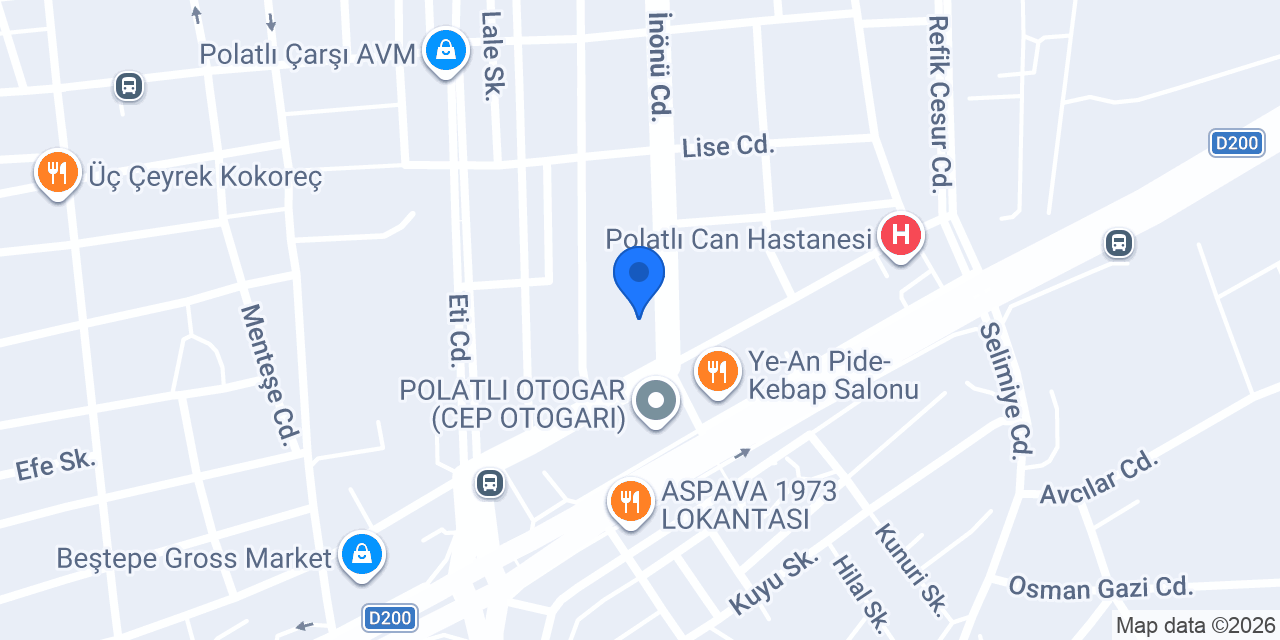 emek otomotiv kaporta polatlı konumu