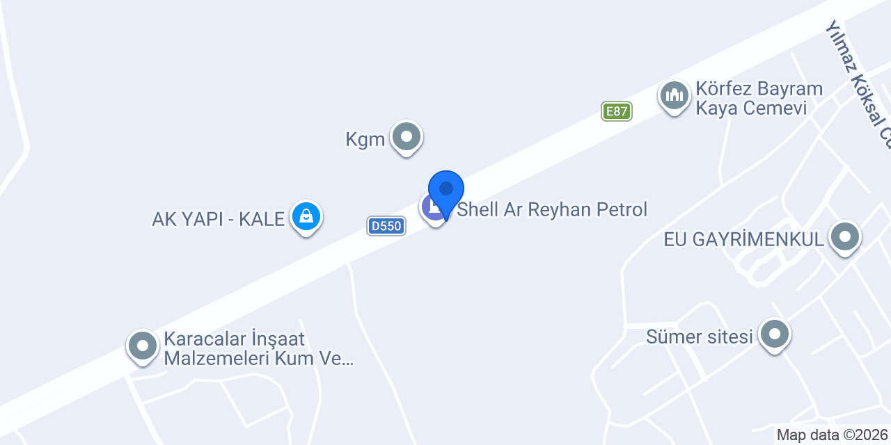 Shell Recharge Şarj İstasyonu konumu