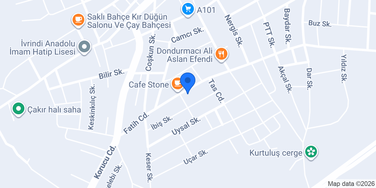 İnci Ticaret konumu