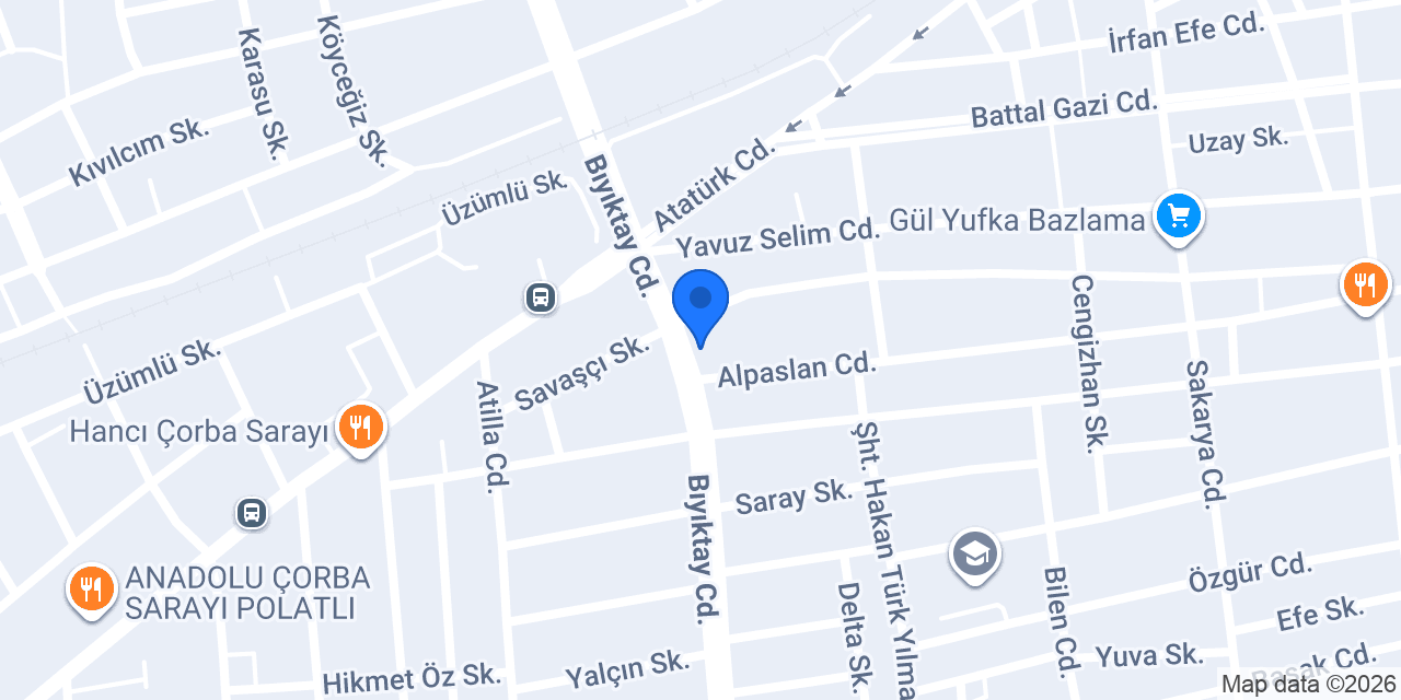 Öz Trabzon Ekmek Fırını konumu