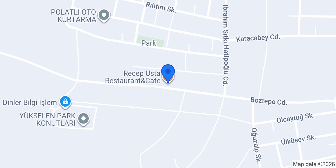 Recep Usta Restaurant&Cafe konumu