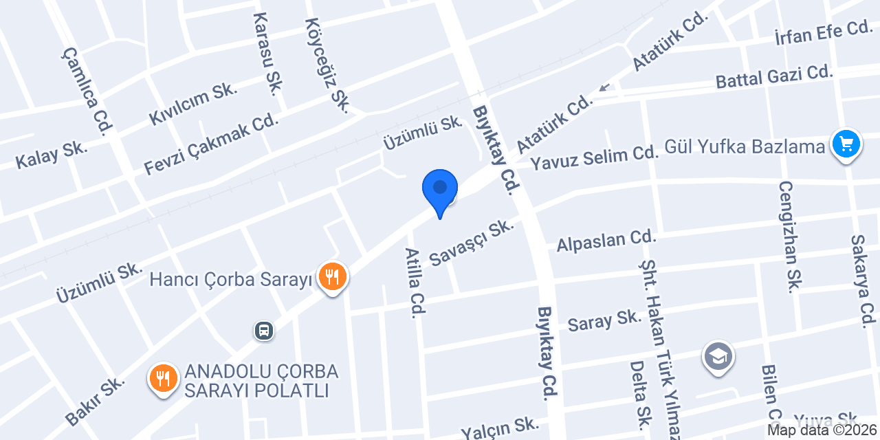 Umut Yıldırım Saç Tasarım Salonu konumu
