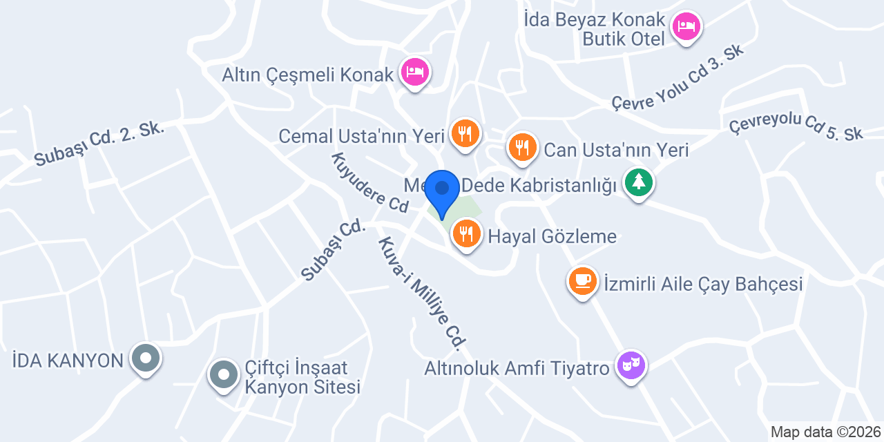 Bi'keyf Kafe Altınoluk konumu