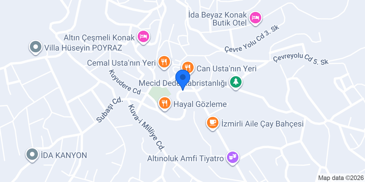 Çengel Mermer konumu