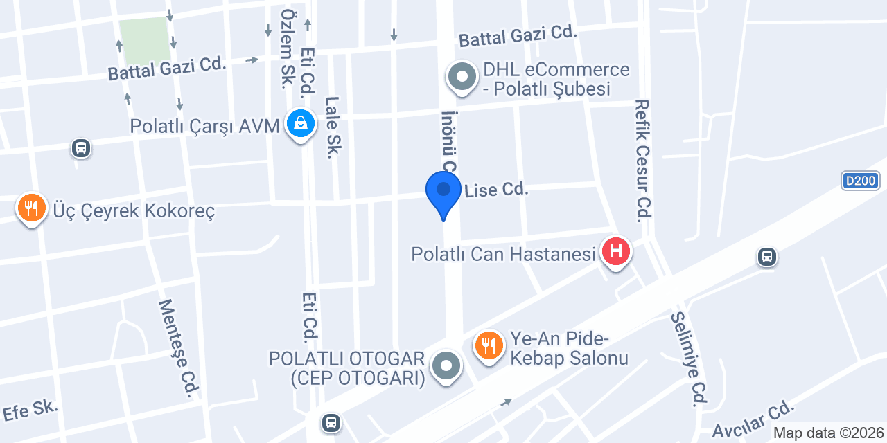 Cihan Oto Galeri konumu