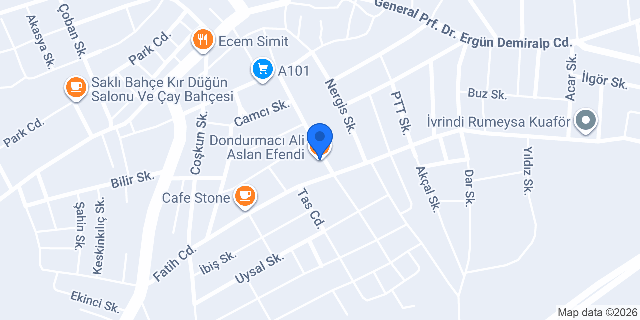 Dondurmacı Ali Aslan Efendi konumu