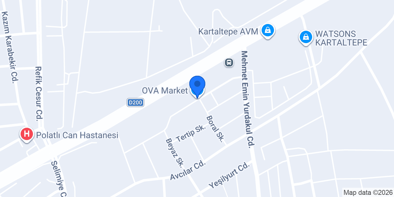 OVA Market konumu