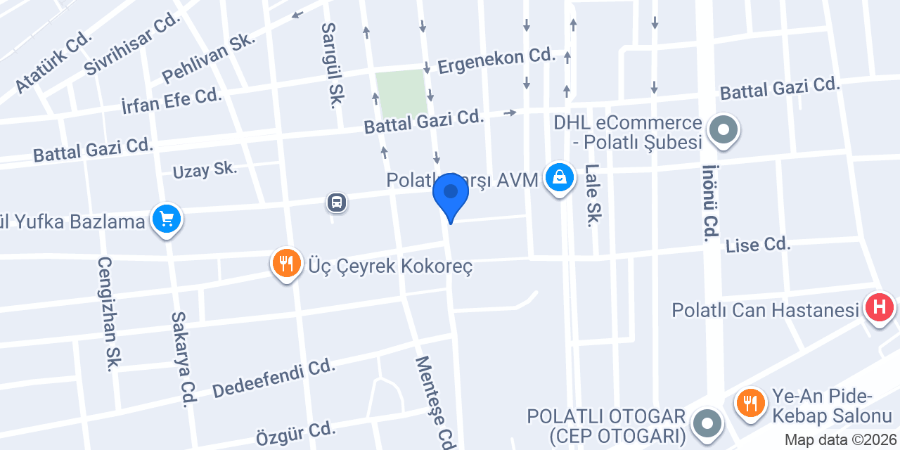 POLATLI ŞEHİT CÜNEYT SERTEL ANAOKULU konumu