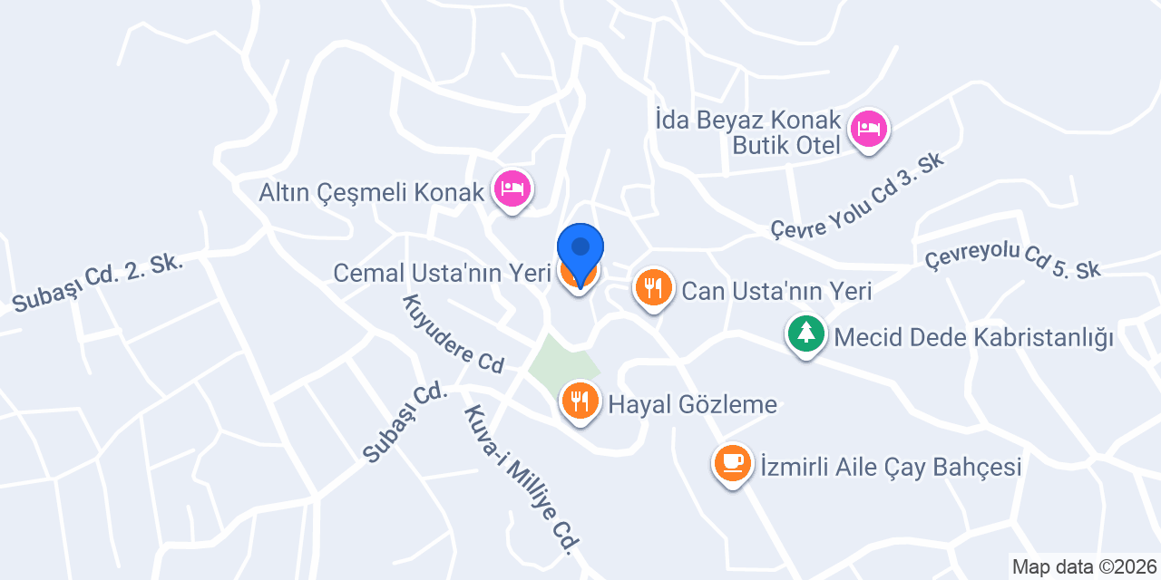 Dertalmaz Aile Çay Bahçesi konumu