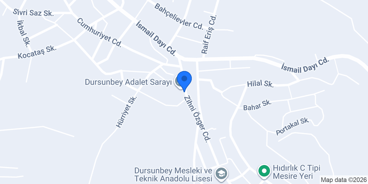 Dursunbey İlçe Müftülüğü konumu