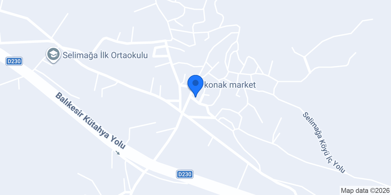 Selimağa Saz konumu