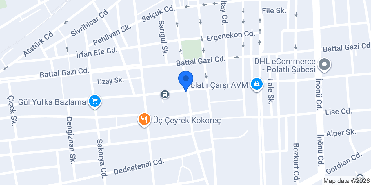 Polatlı Amerikan Kültür Yabancı Dil Kursu konumu