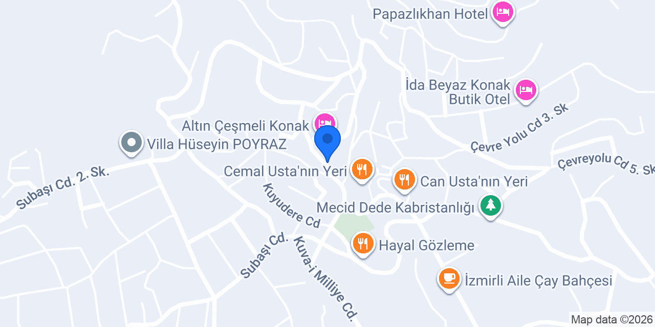 Konyar Zeytincilik konumu