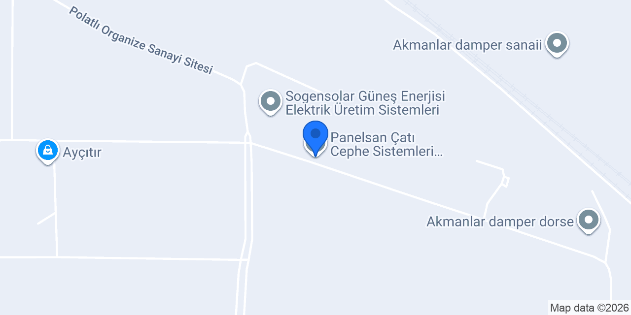 Panelsan Çatı Cephe Sistemleri (Polatlı Fabrika) konumu