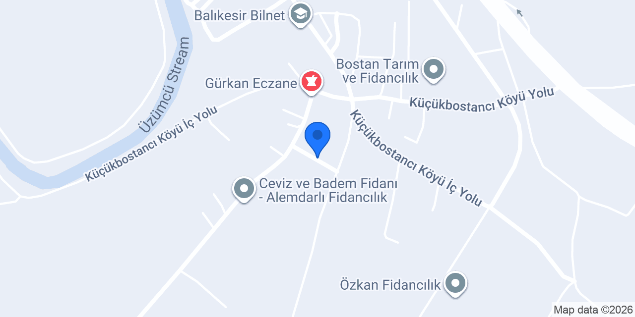 Karaç Tarım Fidancılık konumu