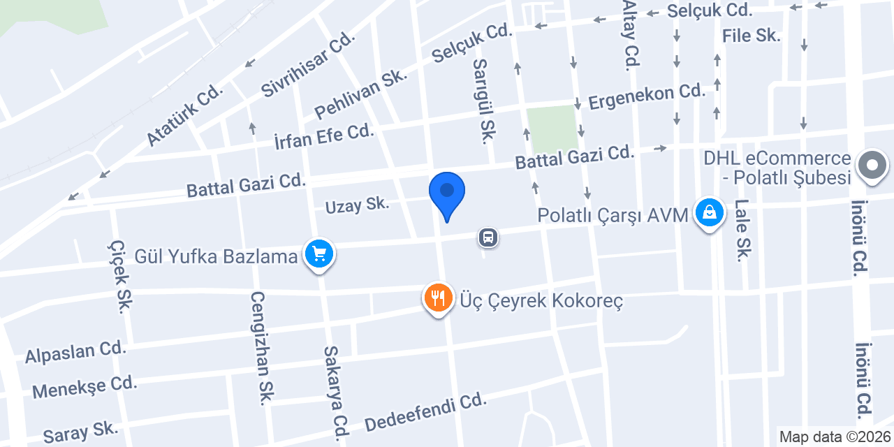 Özkan Kuru Temizleme konumu