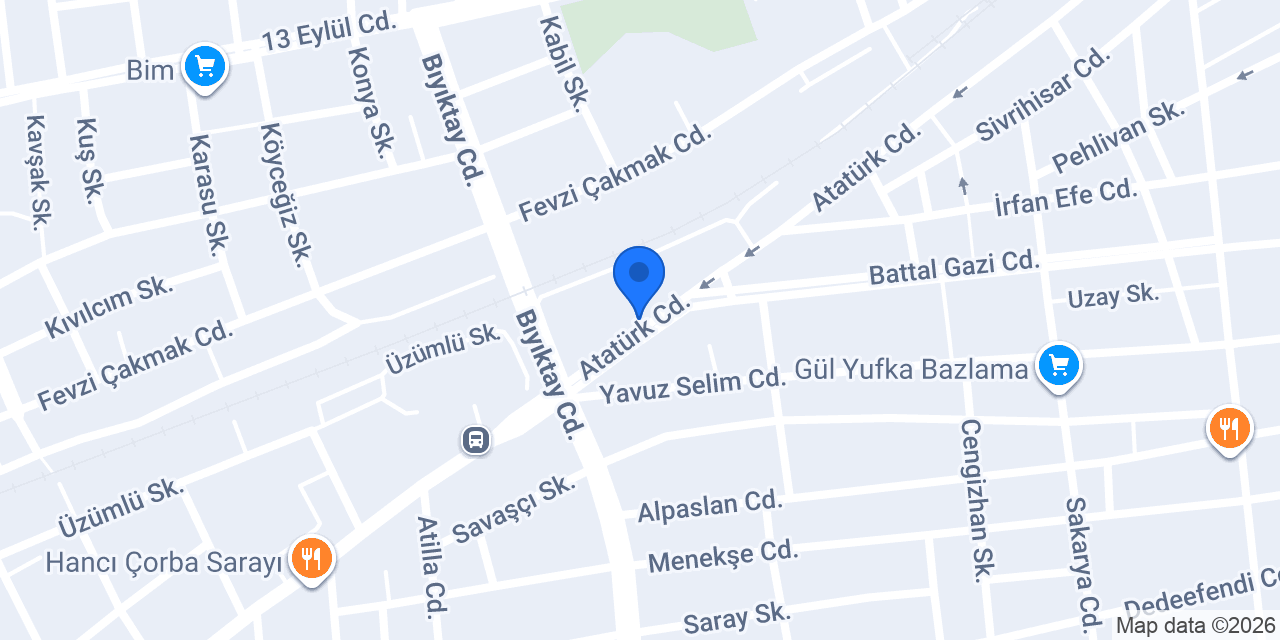 Kalkan Pvc konumu