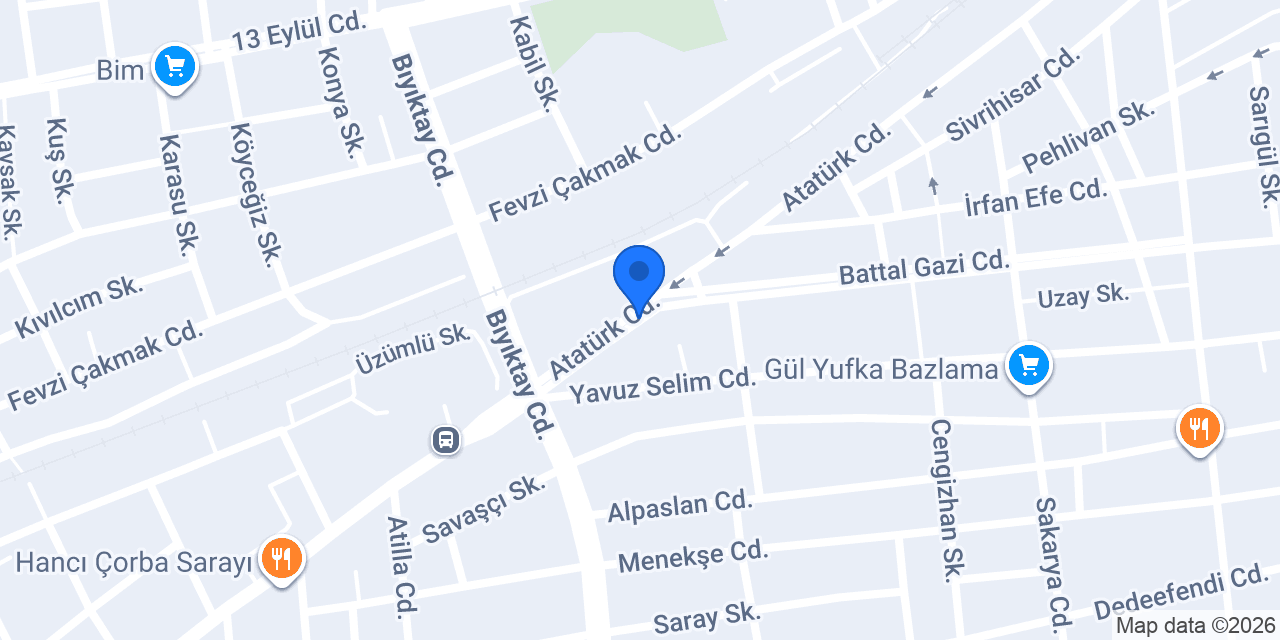 Taymek Unlu Mamüller konumu