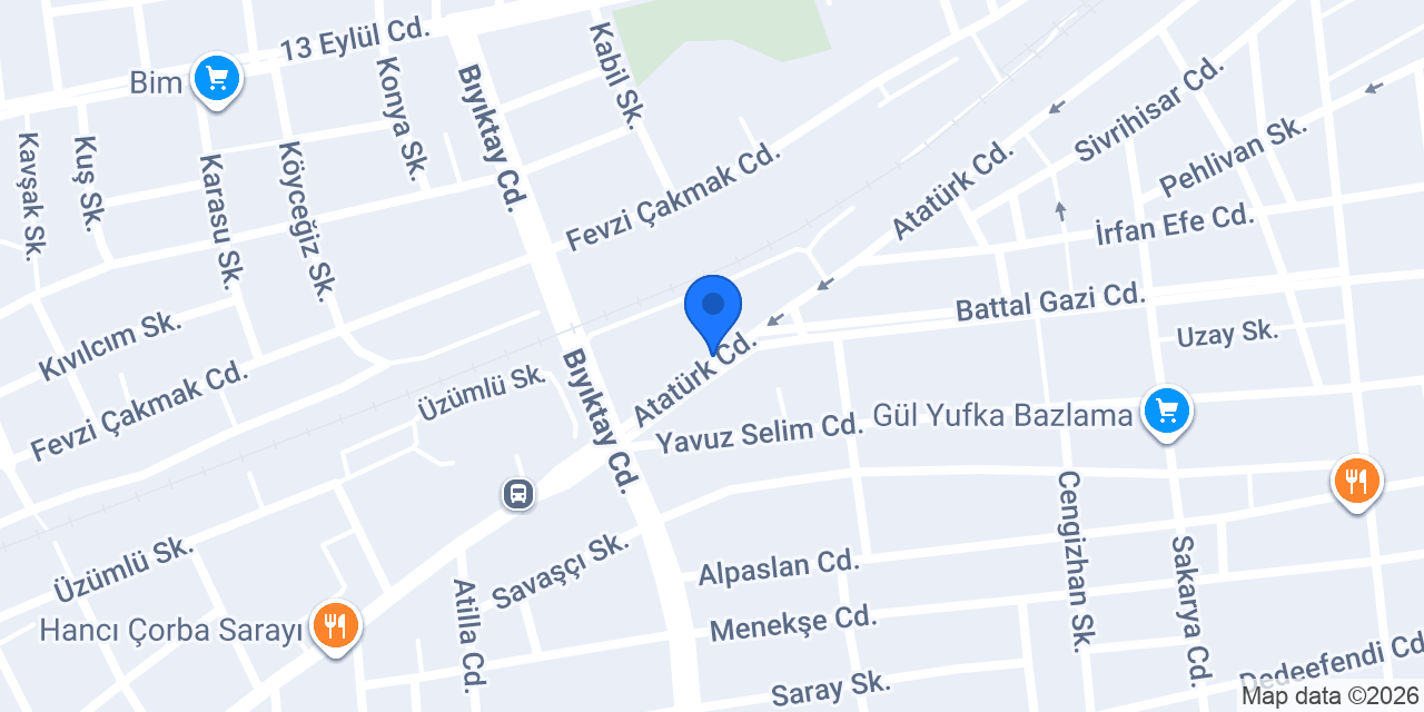 YUVA YAPI DEKORASYON konumu