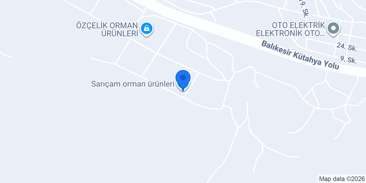 Sarıçam orman ürünleri konumu