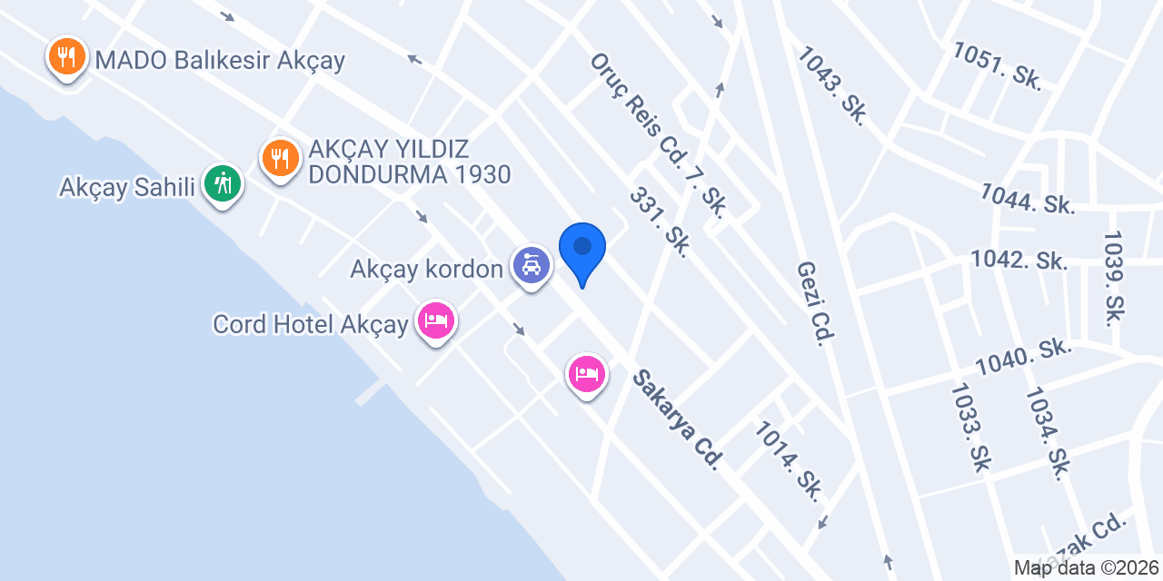 Akçay İzzet Ege Aile Sağlıği Merkezi konumu