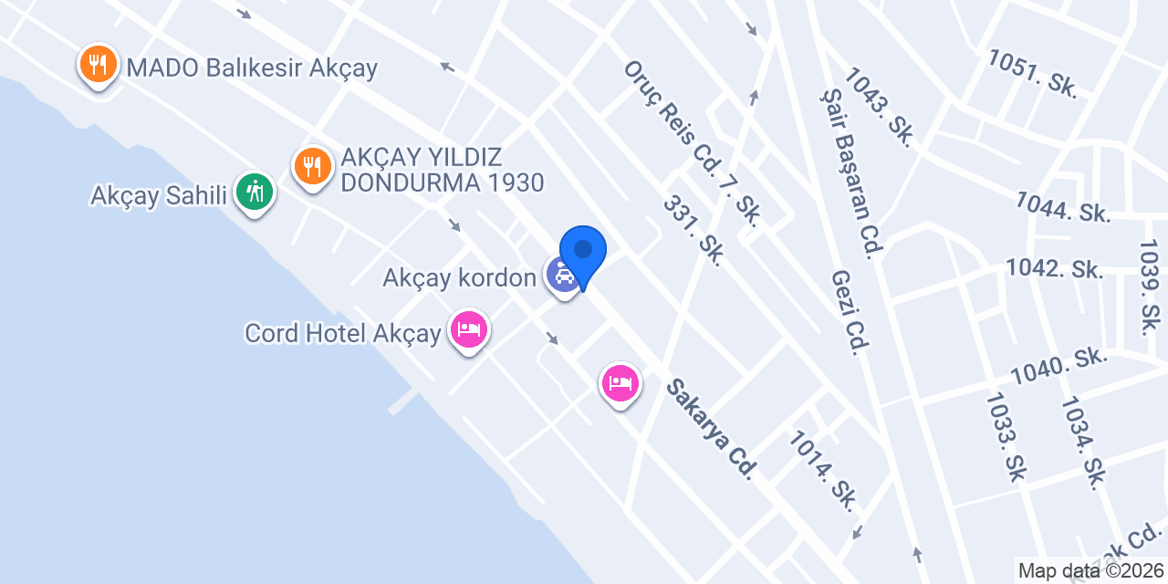 Minerva Cafe Akçay konumu