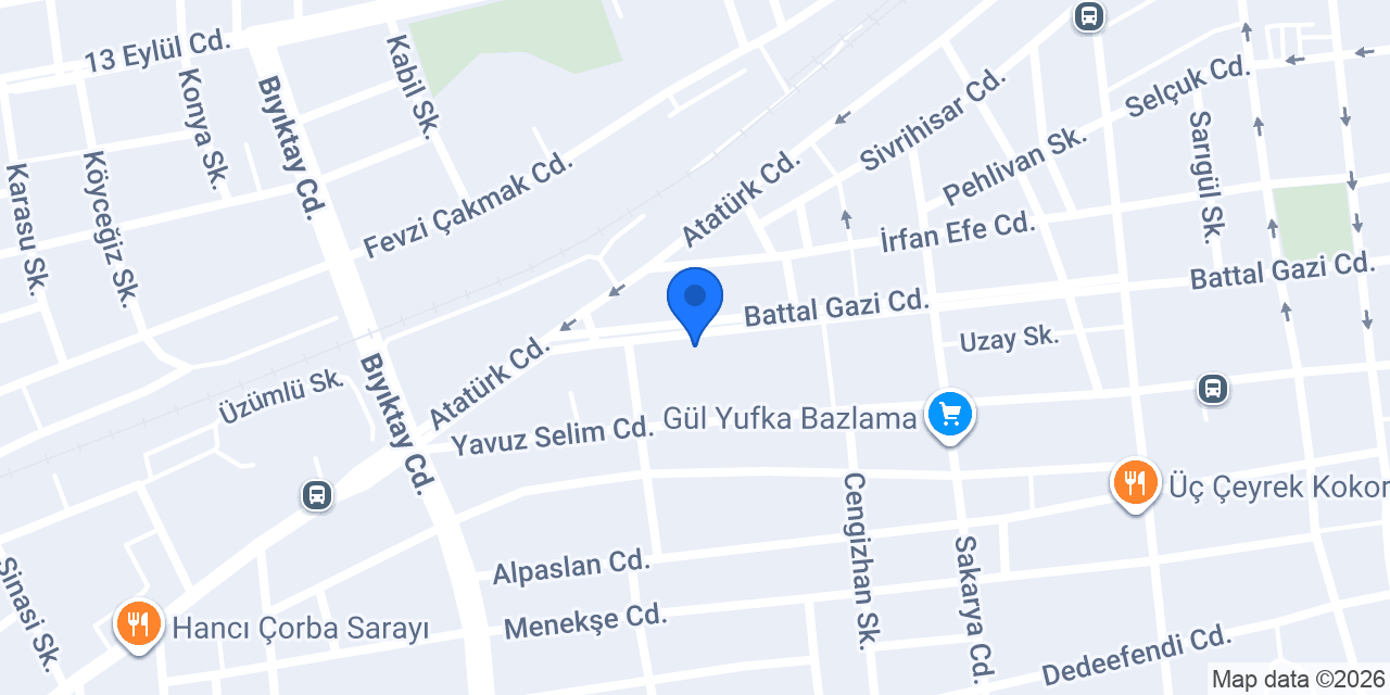 Bağır İnşaat & Emlak konumu