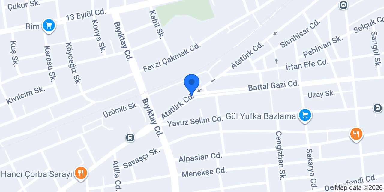 Komagene Etsiz Çiğ Köfte konumu