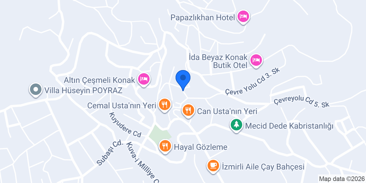 Konak 1927 Butik Otel konumu