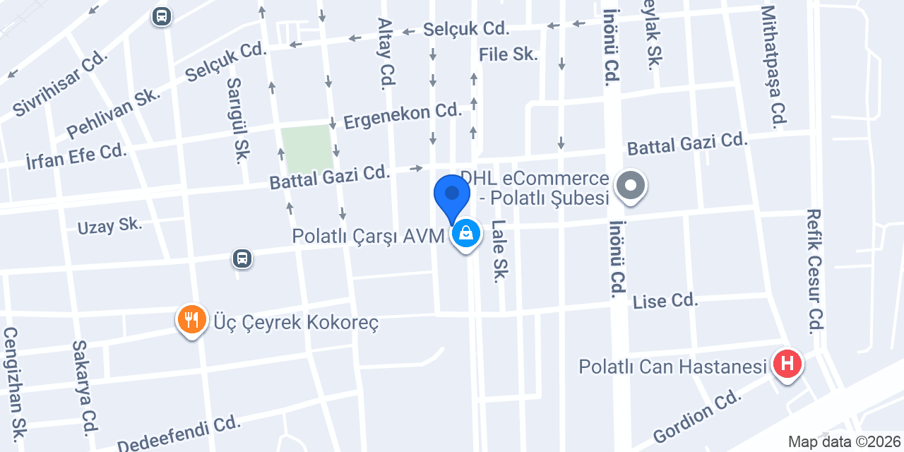 KORAYVET POLATLI VETERİNER KLİNİĞİ konumu