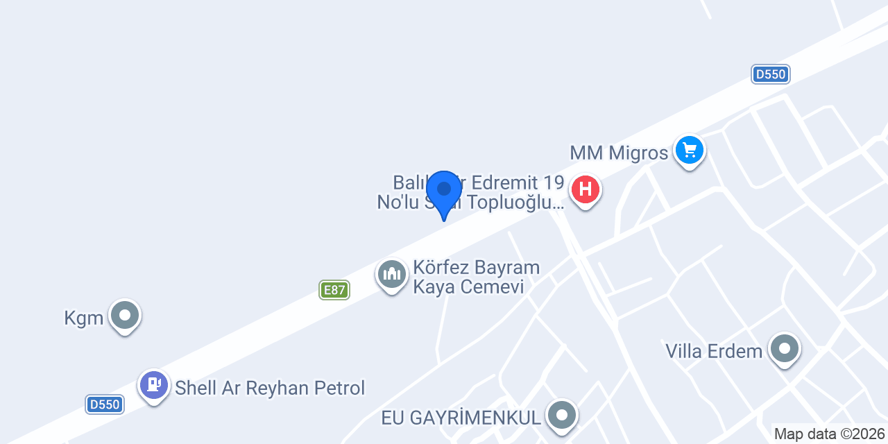 Koca usta oto lastik konumu