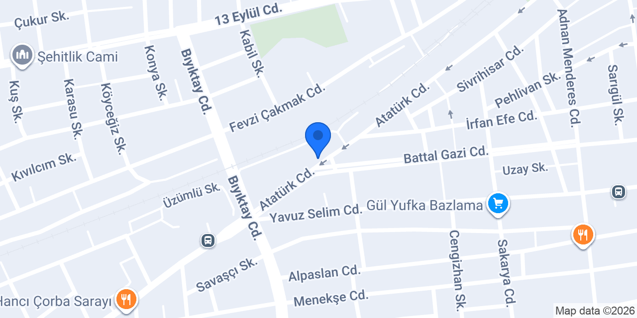 Ercan Halı konumu