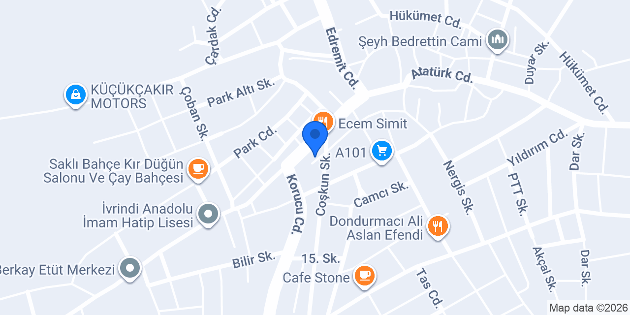İvrindi Zeynep cicekcilik konumu
