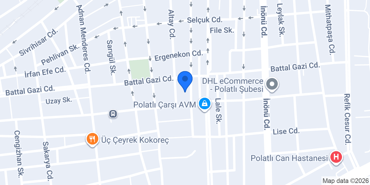 HIZIR RENT A CAR POLATLI ARAC KIRALAMA konumu